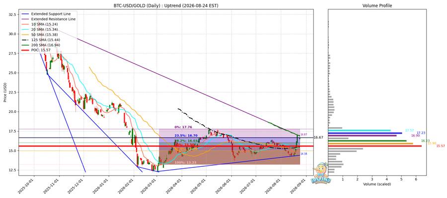 BTC vs Gold 비교