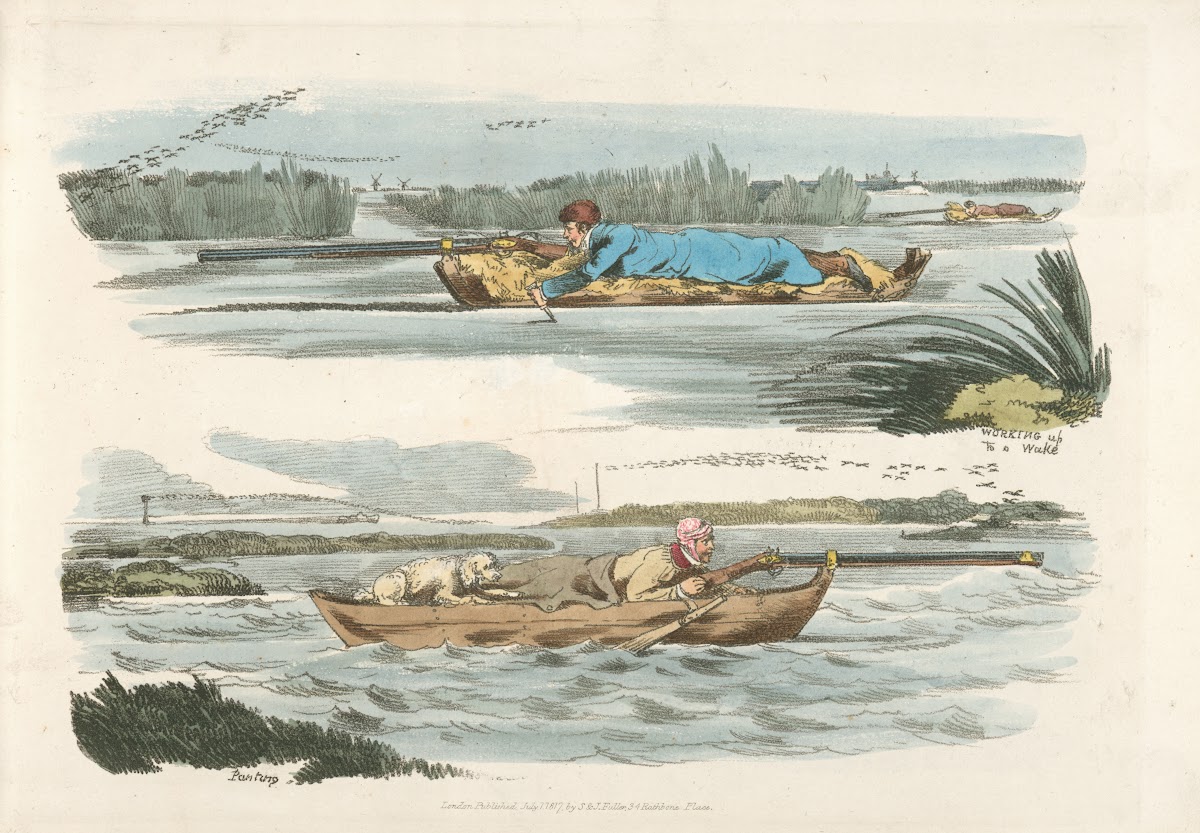 Fowling Working up to a wake and panting 1817 1818