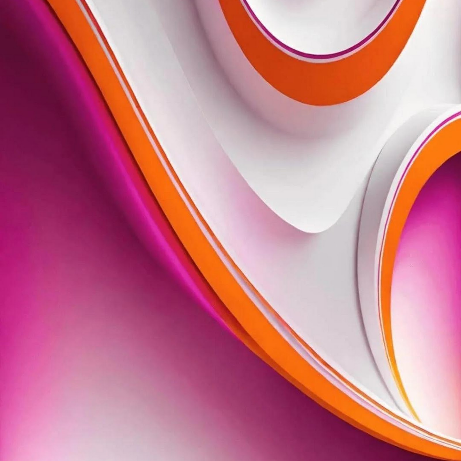 Download Abstract, 3D Rendering, Curves, Gradient Full HD iPhone