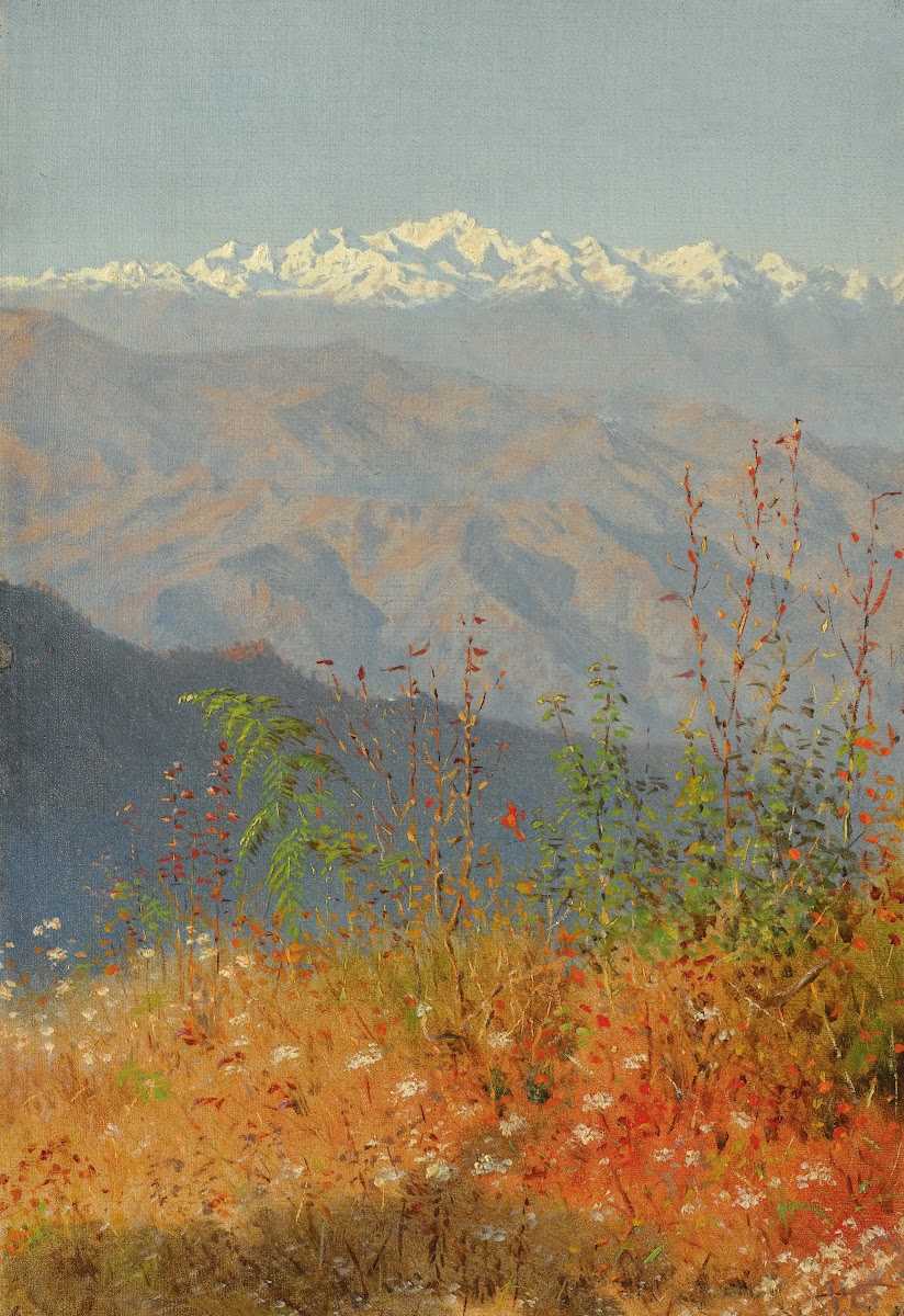 Sunset In The Himalayas 1879
