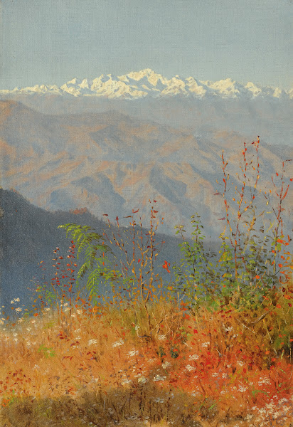 Sunset In The Himalayas 1879