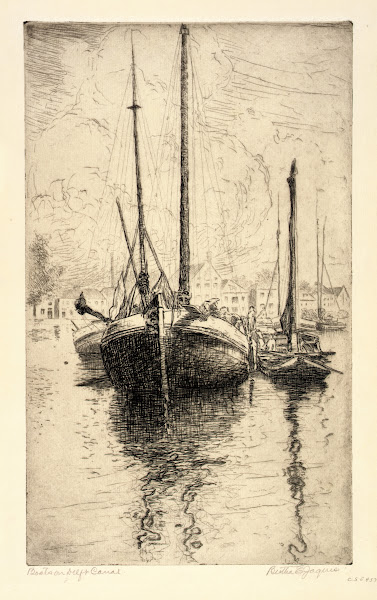 Boats on Delft Canal