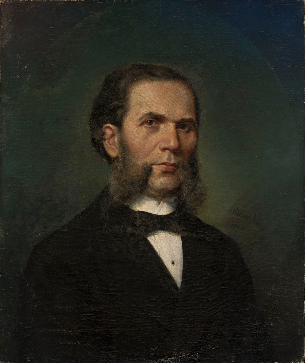 Portrait of Franciszek Ruśkiewicz 18191880 painter 1876