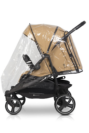Stroller for twins Euro-Cart Doblo 2024 Camel