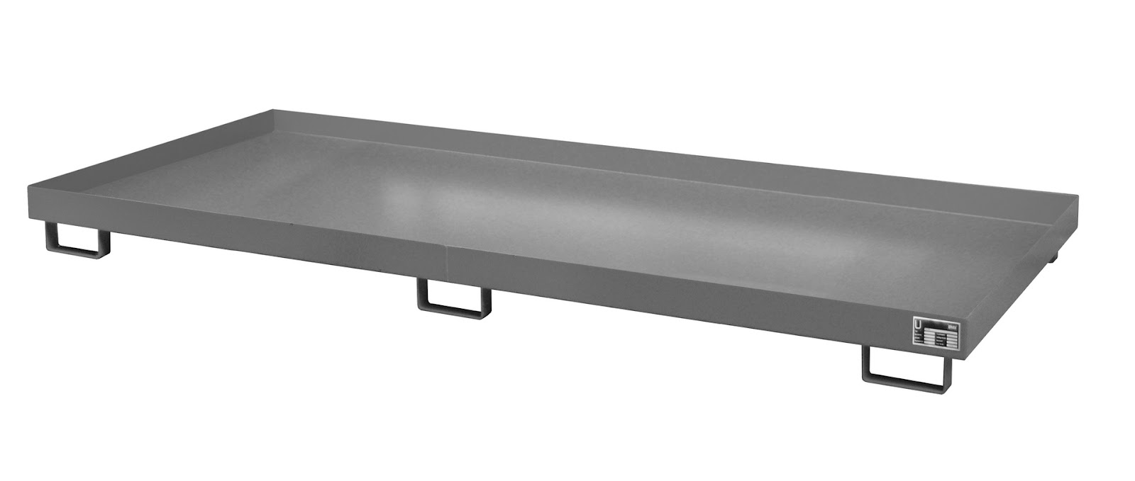 Stellingopvangbak RW 3300-1, gelakt, Muisgrijs