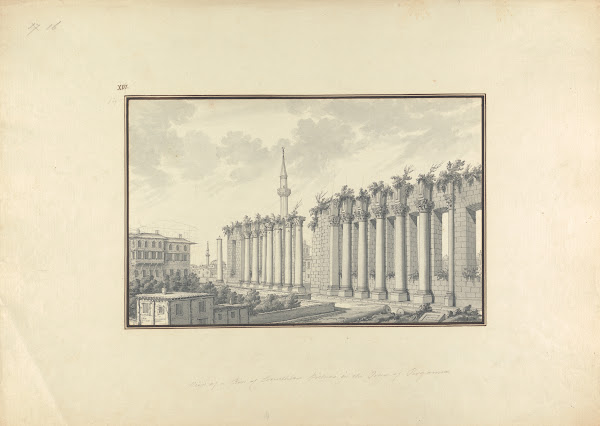 View of Ruins of the Asclepium at Pergamon ca 1750