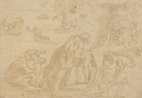 The Deluge from the Loggia of the Vatican