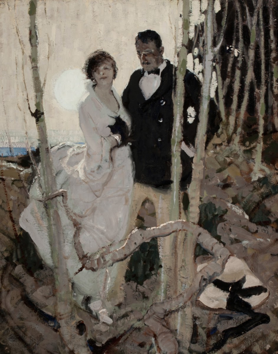 Moonlit Couple circa 1920