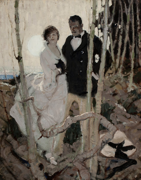 Moonlit Couple circa 1920