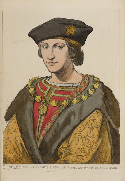 Charles VIII roi de France 1494 98 Tableau dAndrrea Solari au Louvre 1869