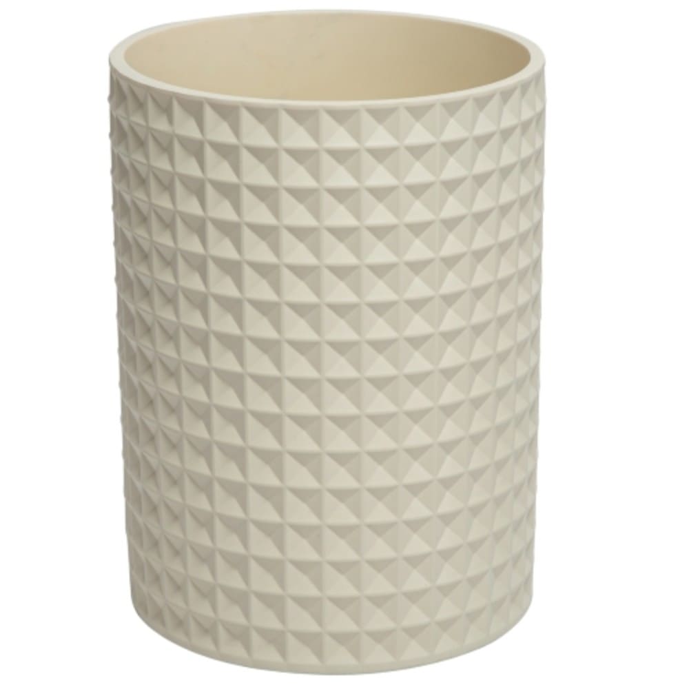 Bote de basura de resina Moda™ Braemar color marfil