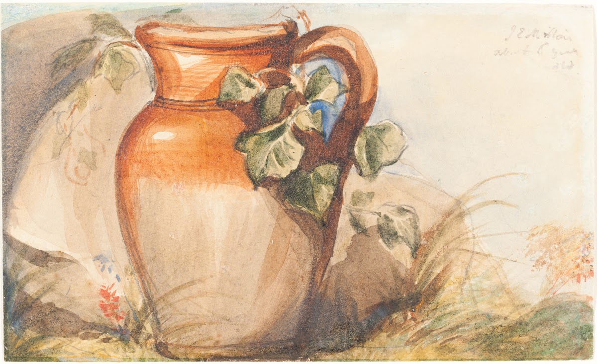 Study of a Pottery Jug c 1842