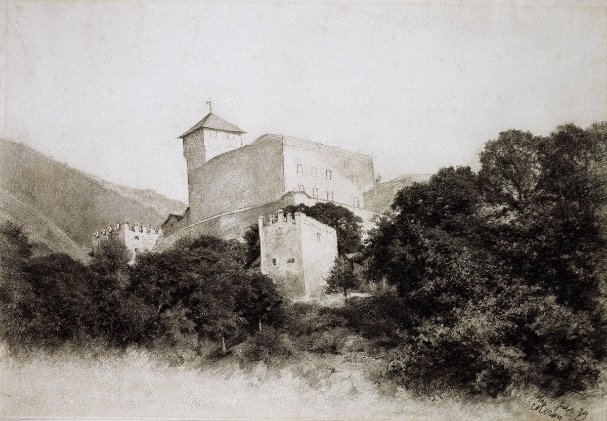 Schloss Churburg bei Schluderns 1879