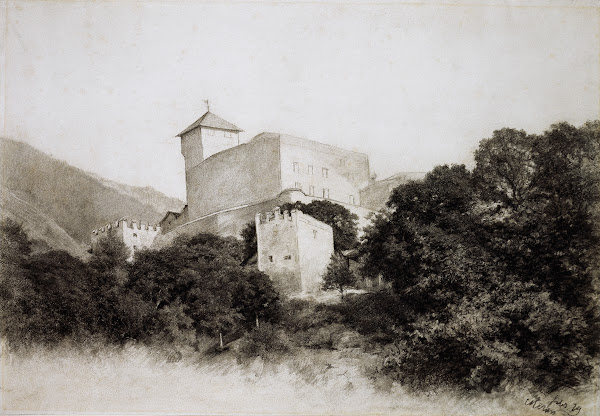 Schloss Churburg bei Schluderns 1879
