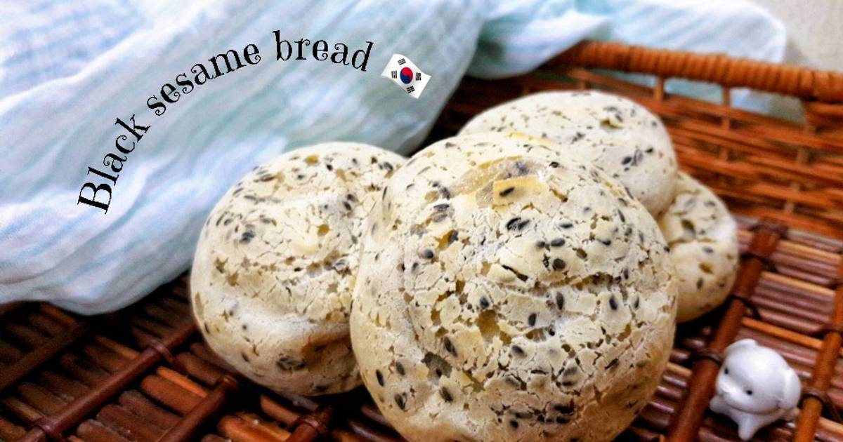 Bánh mì mè đen 🥖 🇰🇷