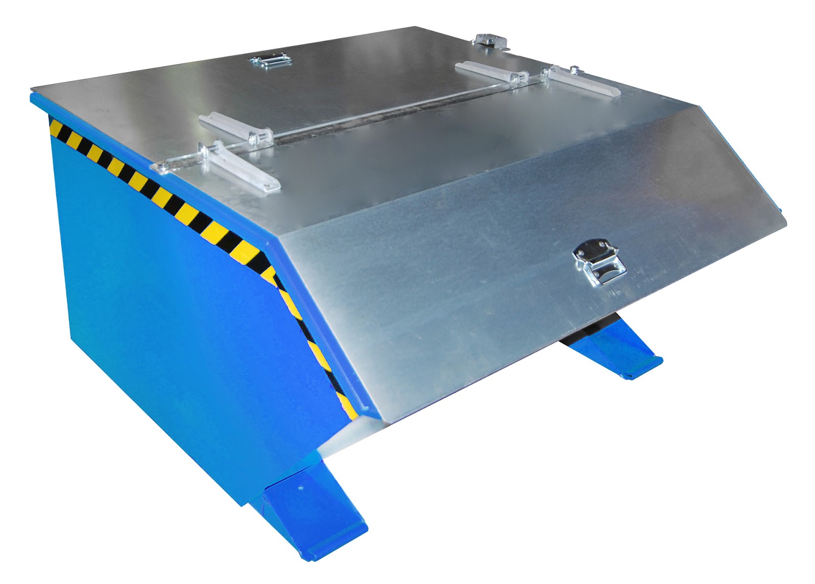 Kiepcontainer GU 750, gelakt, Lichtblauw