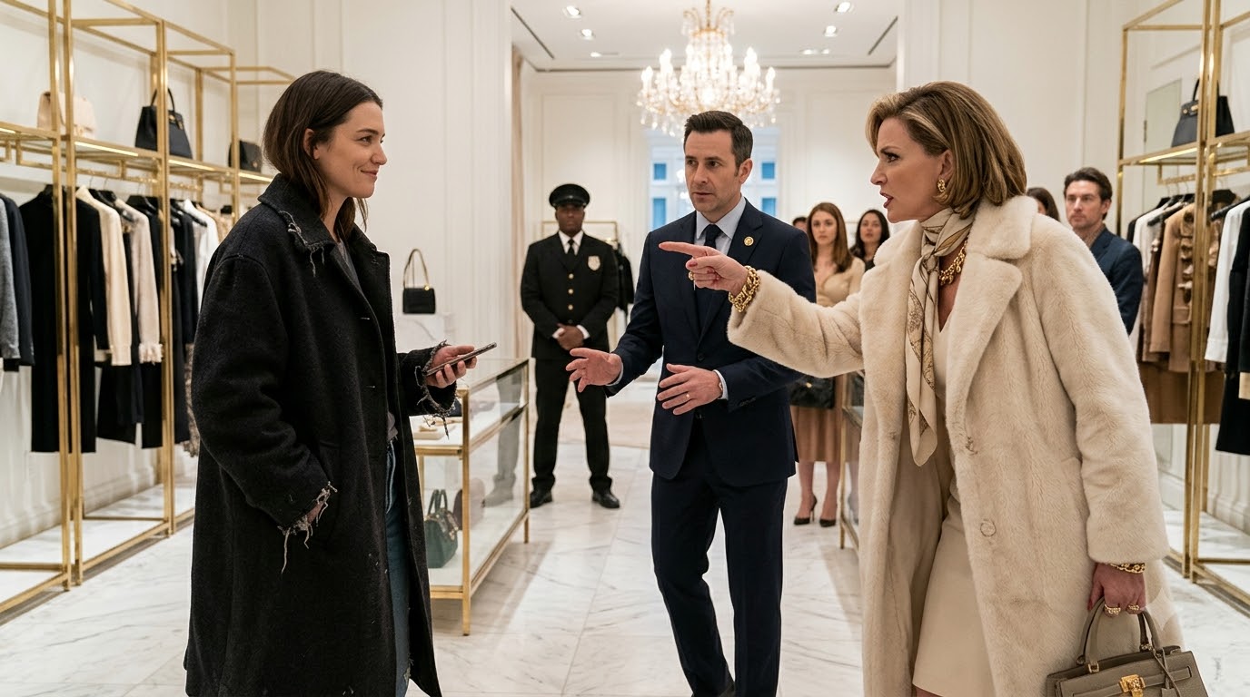 Victoria Whitmore Tried To Humiliate Me And Have Me Thrown Out Of My Own Luxury Boutique Because Of My Frayed Coat, Never Realizing I Was The One Who Could Destroy Her Family's $400 Million Deal With Bellamy Holdings.