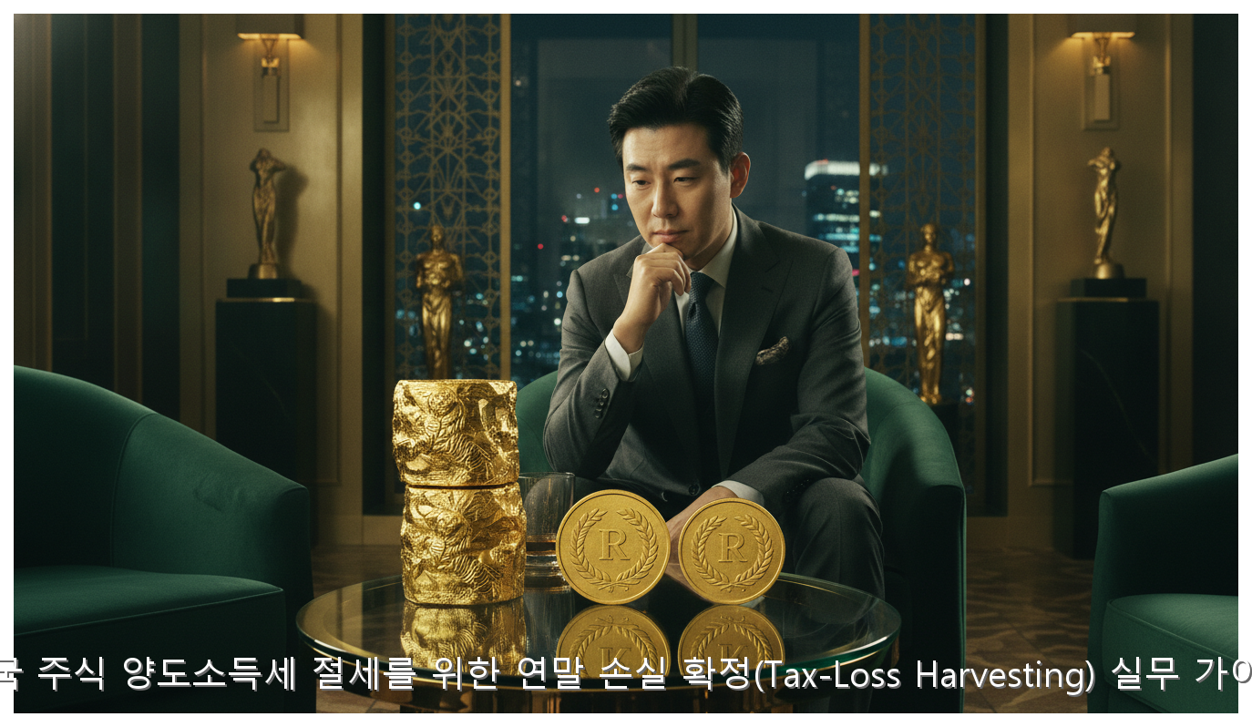 미국 주식 양도소득세 절세를 위한 연말 손실 확정(Tax-Loss Harvesting) 실무 가이드 핵심 안내 및 분석 인포그래픽 (6)