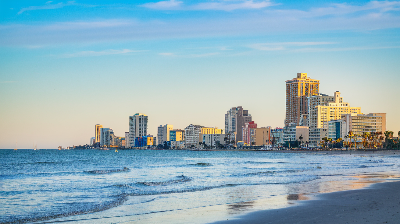 How Far Is Myrtle Beach from Rutherfordton, NC?