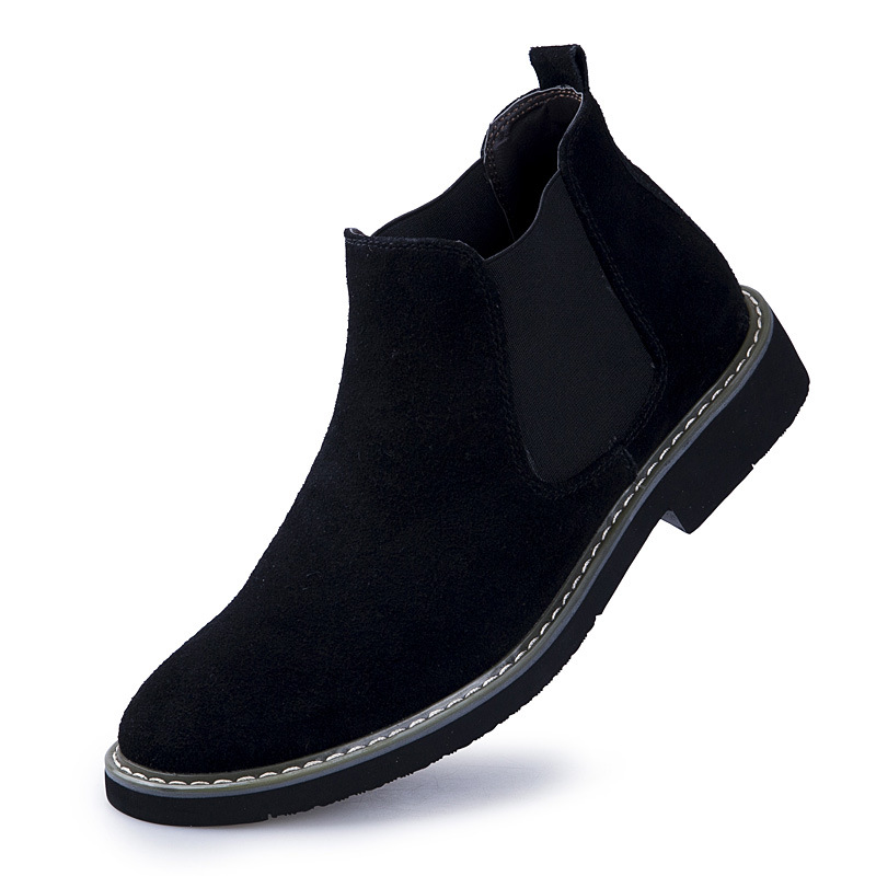 Herren-Chelsea-Stiefel aus Leder