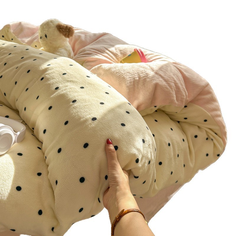 Microfiber Fleece Bedding Set, Simple Design