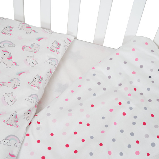 Сменная постель 3 эл Twins Comfort line Единорог розовый