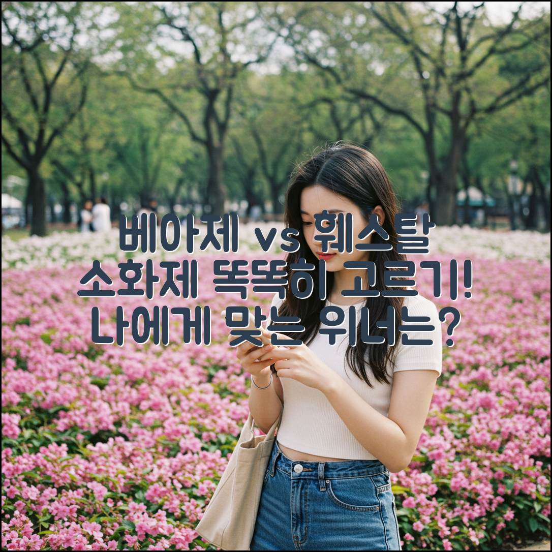 베아제 vs 훼스탈: 2가지 소화제, 똑똑하게 고르는 법!