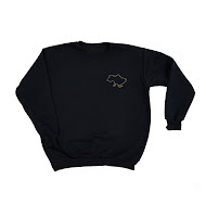 Свитшот женский Twins утепленный с вышивкой черный S