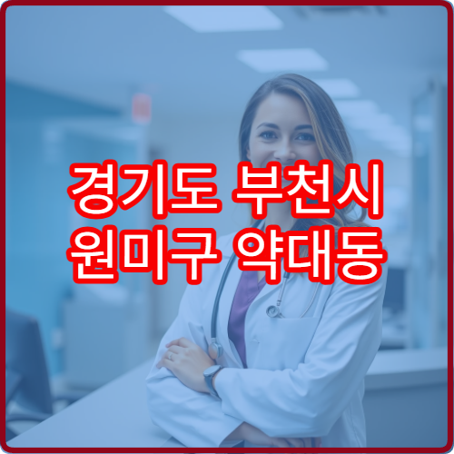 경기도 부천시 원미구 약대동 설날 명절 연휴 당직 약국 조용한 주거지 인근 문 여는 약국