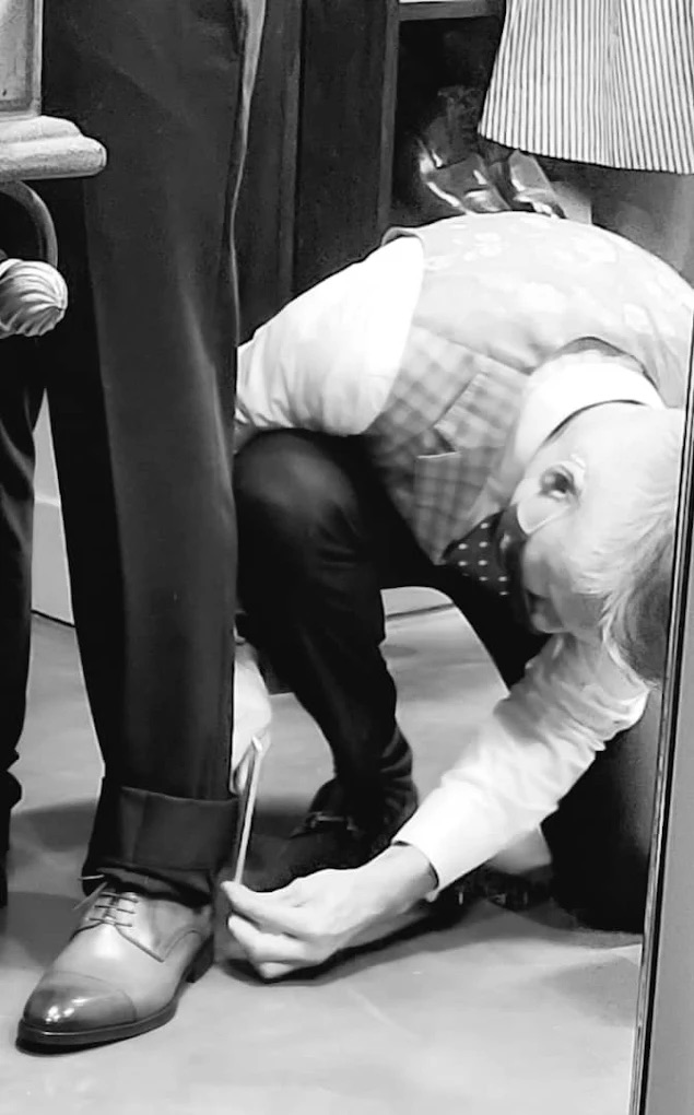 Executive custom suit fitting for Doral Miami business professional