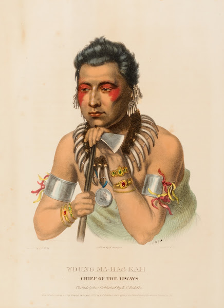 Young Ma Has Kah Chief Of The Ioways 1837