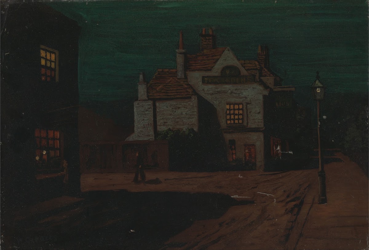 The Black Lion Chelsea by Night