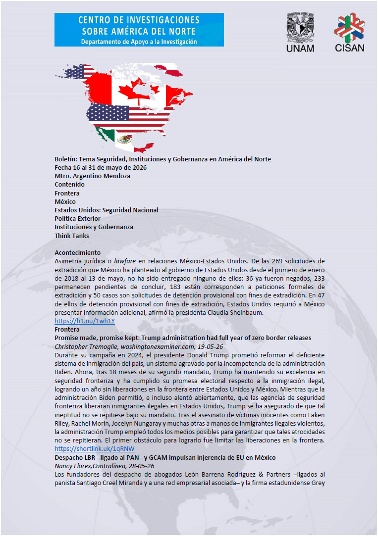 Portada del boletín