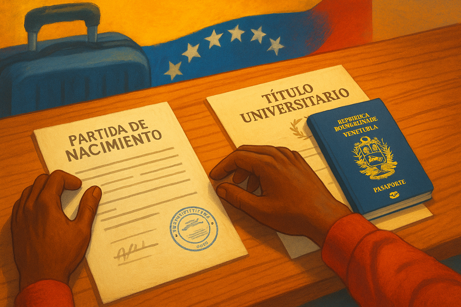 Documentos apostillados y pasaporte: trámites migratorios para venezolanos en el exterior