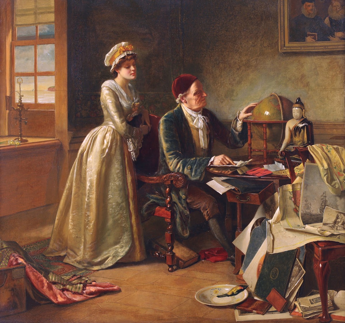 Tracing The Ships Course 1898