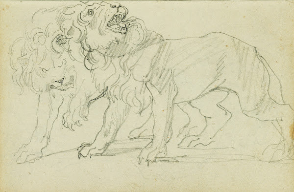 Pair of lions 1812   1814