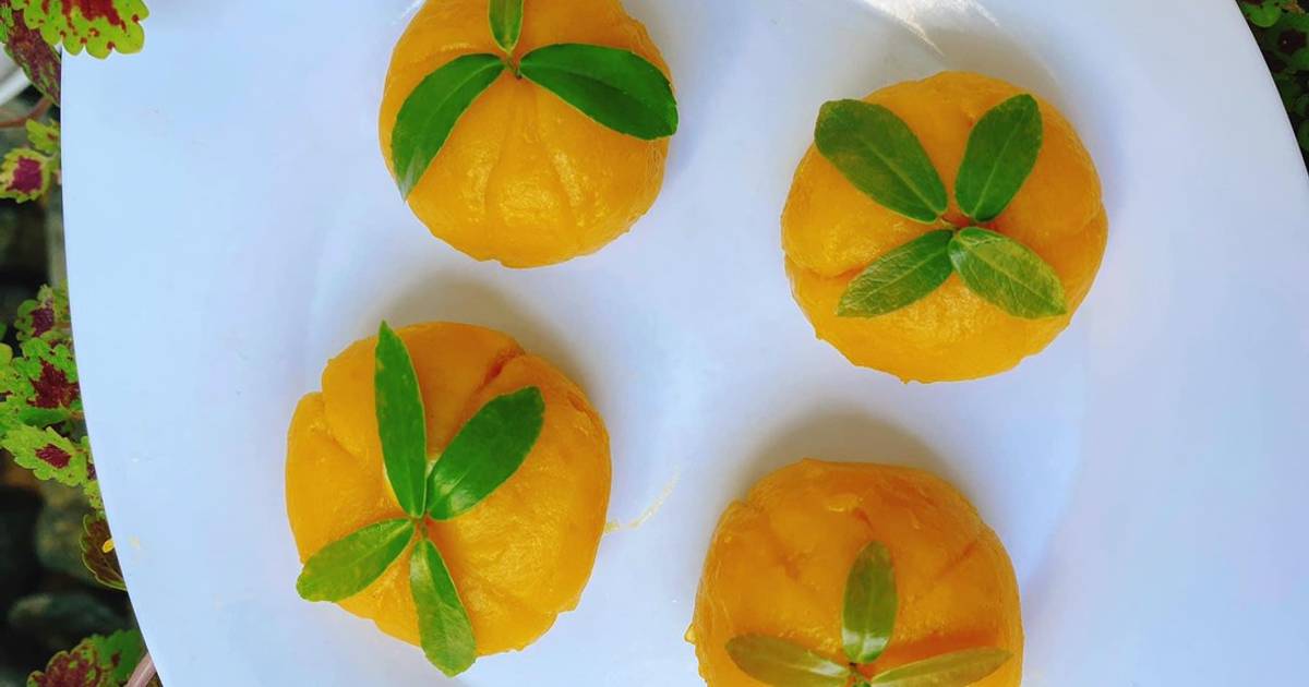 Bánh bí đỏ nhân phô mai cho bé