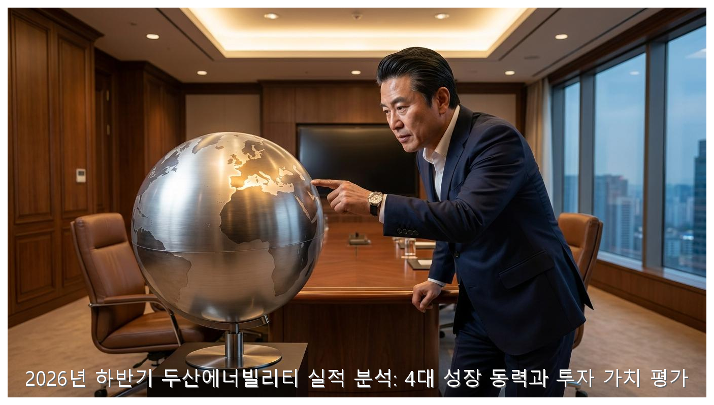 2026년 하반기 두산에너빌리티 실적 분석: 4대 성장 동력과 투자 가치 평가 핵심 안내 및 분석 인포그래픽 (3)