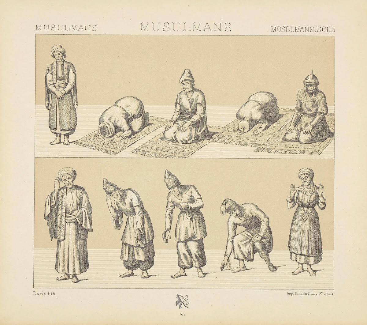 La prière musulmane et le salut oriental 1876 1888