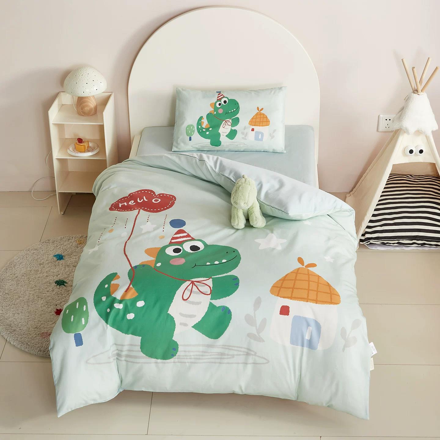 Children's Bedding Set, 3-piece, Cotton, Cartoon