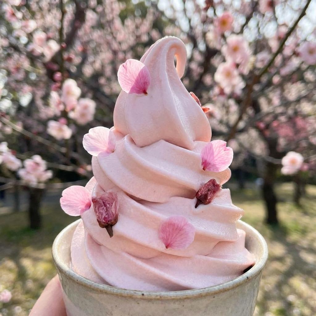 금강산도 식후경, 매화 아이스크림과 벚굴 요리