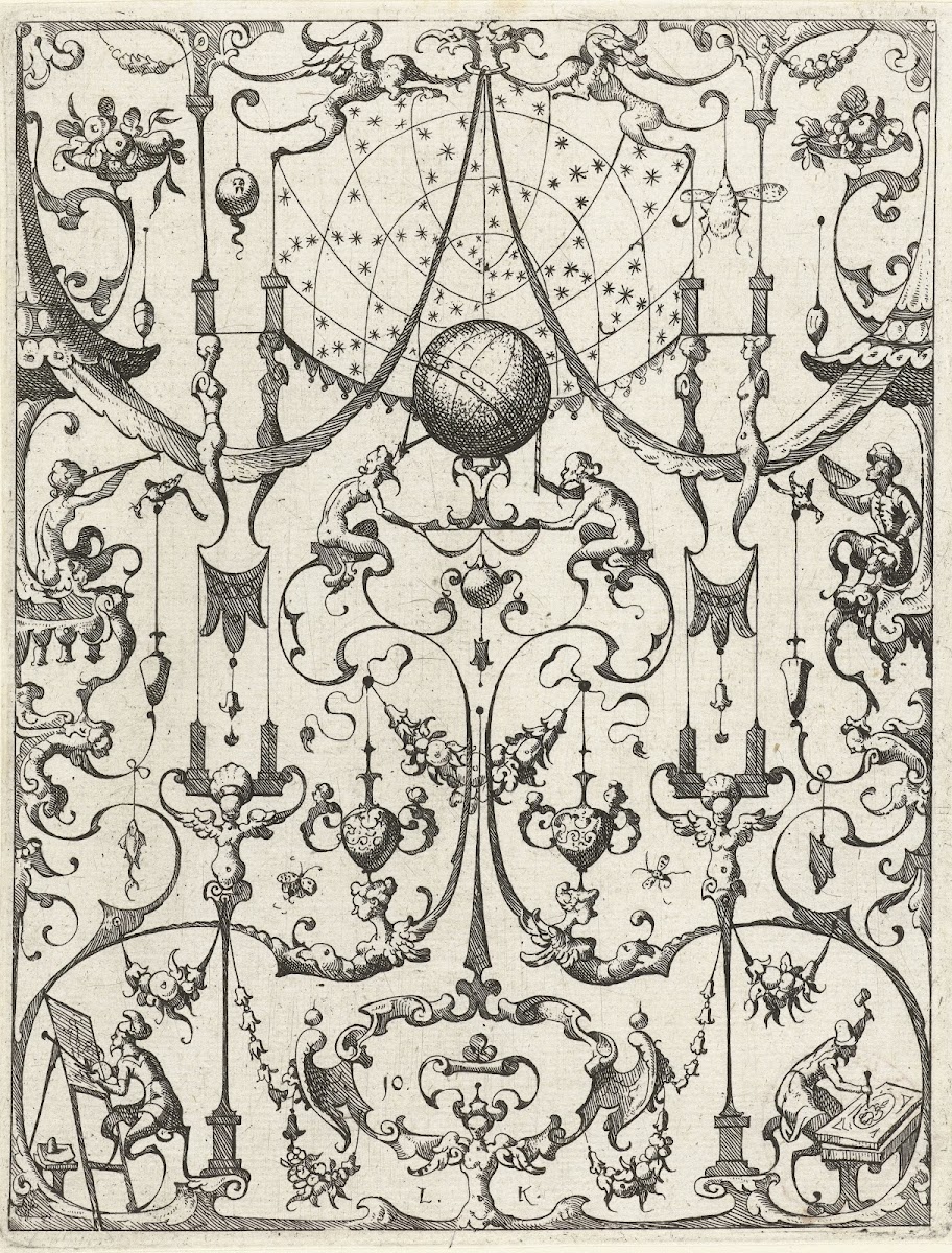 10 Decoration with grotesques 1607