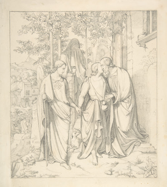 Tobias Takes Leave of his Father 1829