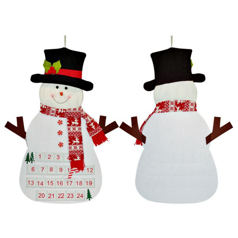 DIY Felt Christmas Tree Advent Calendar for Children