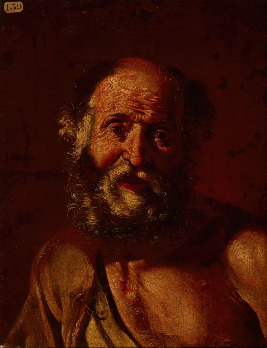 Bust Of An Old Man Head Of A Beggar