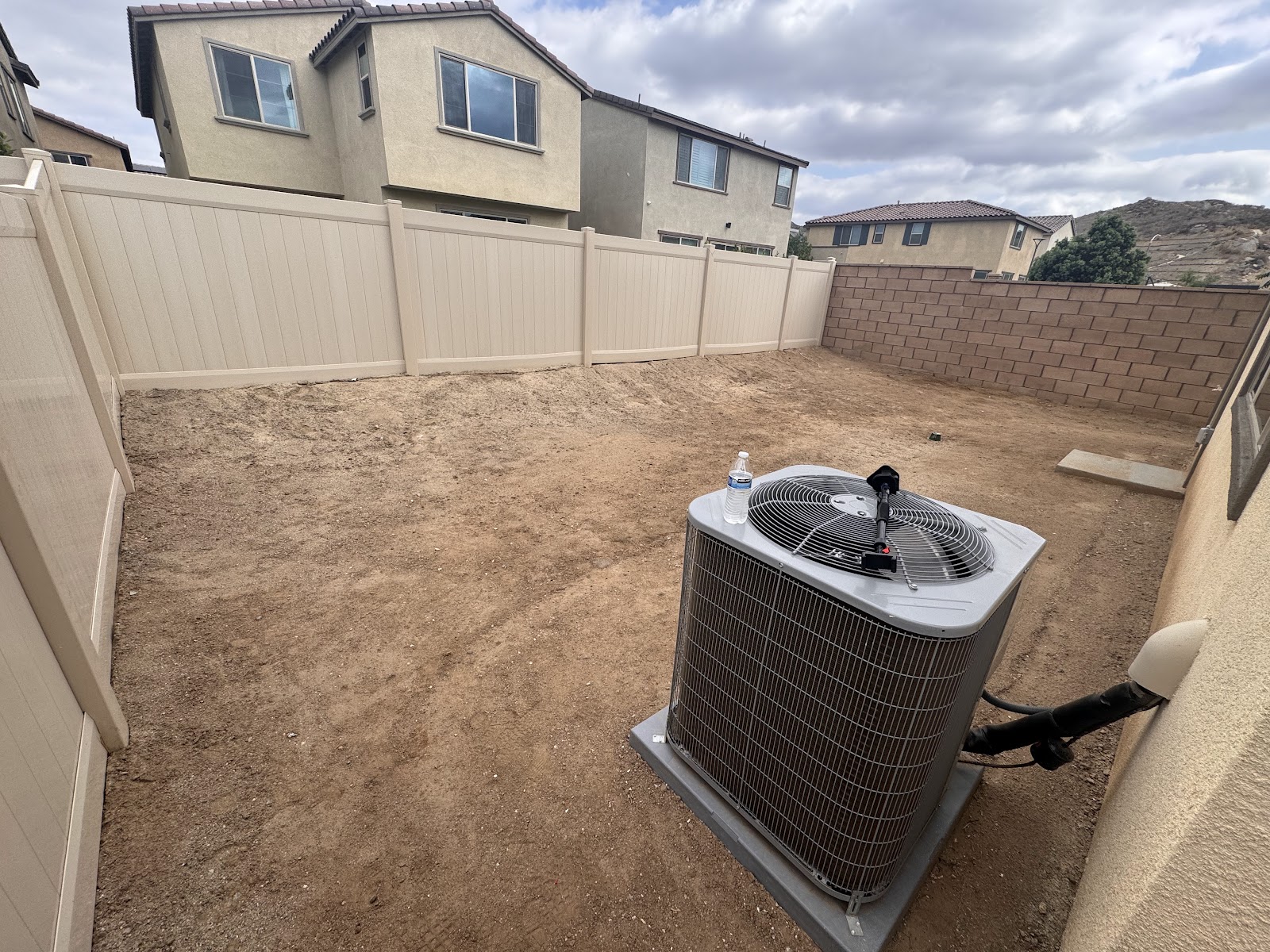 Artificial turf installation