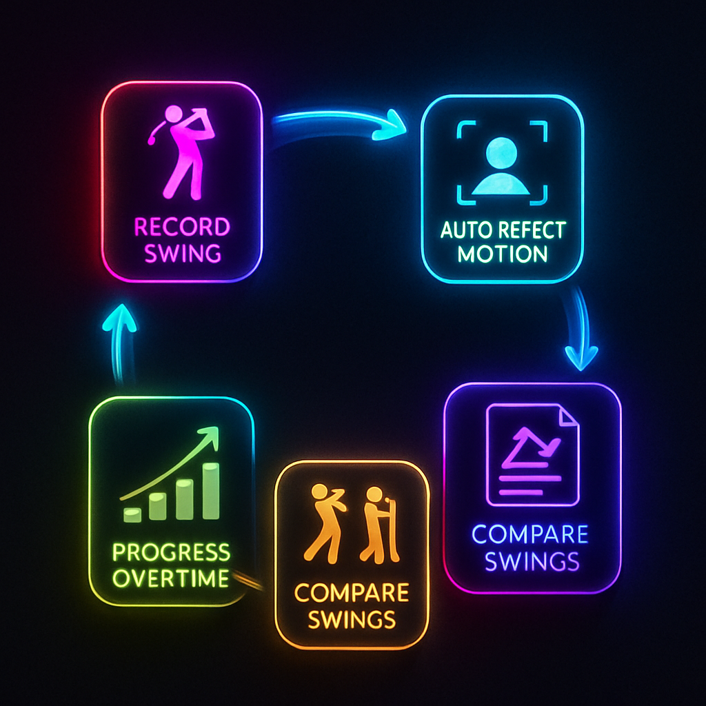 Record, analyze, compare, progress practice loop