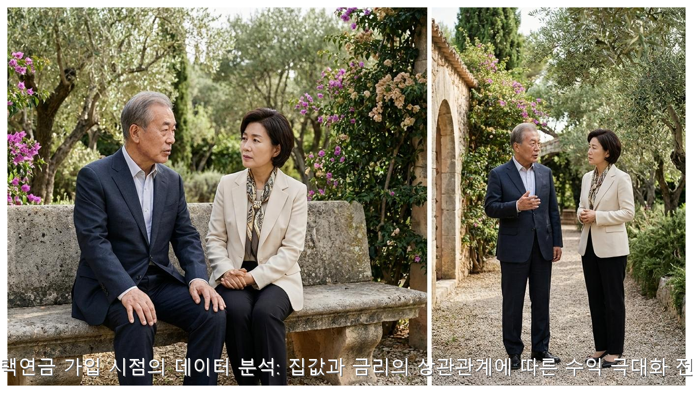 주택연금 가입 시기 및 수익 분석 가이드 핵심 안내 및 분석 인포그래픽 (4)