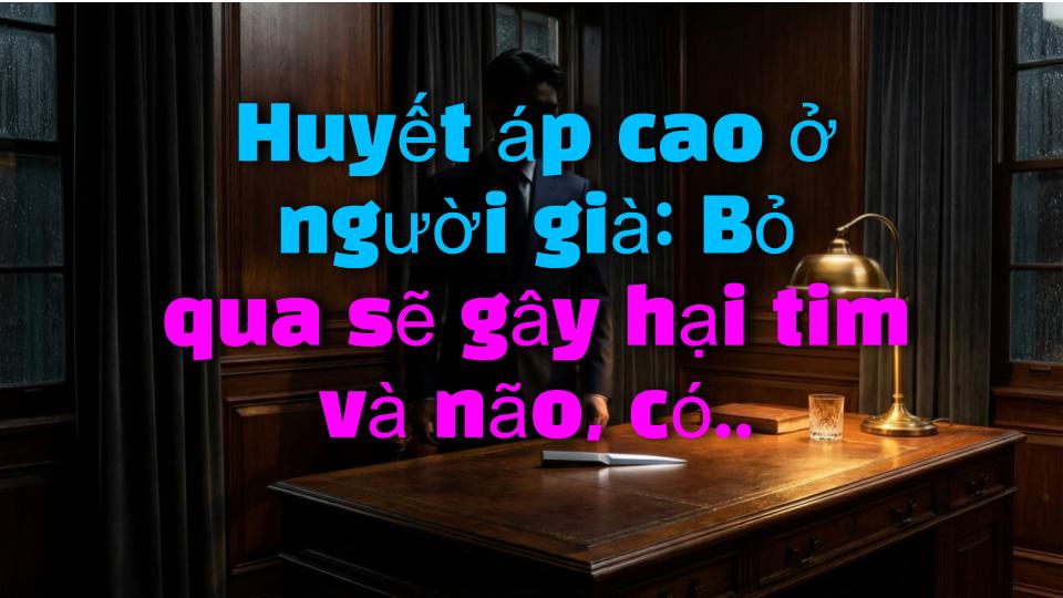 Huyết áp cao ở người già: Bỏ qua sẽ gây hại tim và não, có thể tử vong