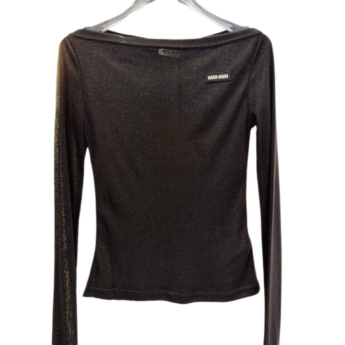 Women's knitted sweater, off-the-shoulder